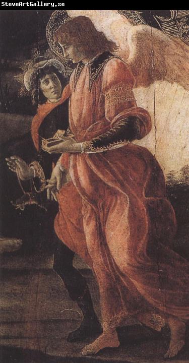 Sandro Botticelli Trinity with Mary Magdalene,St john the Baptist,Tobias  and the Angel (mk36)